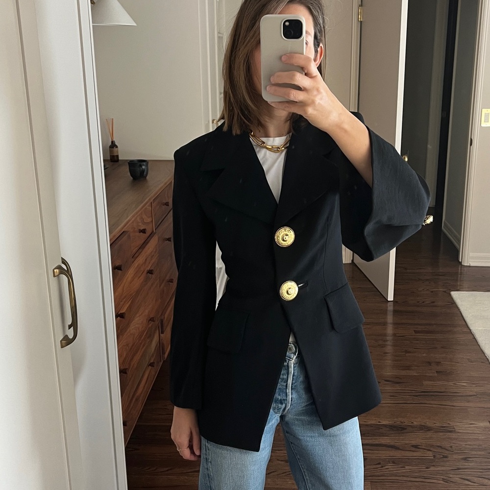 90’s Vintage Complice Black Blazer